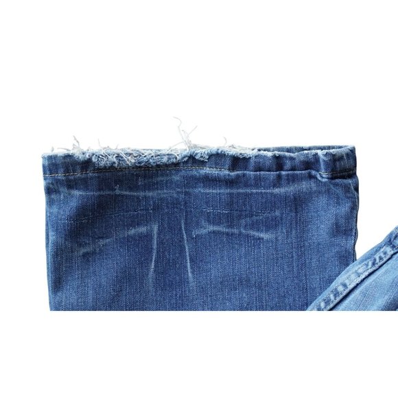 Maurices Jeans Womens Size 11 / 12 Short Molli Flare Frayed Distressed - Picture 11 of 16